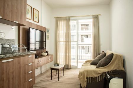 Sala de apartamento para alugar com 1 quarto, 34m² em Vila Clementino, São Paulo