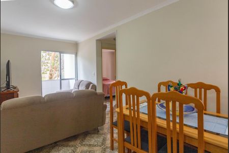 Sala  de apartamento à venda com 2 quartos, 60m² em Campanário, Diadema