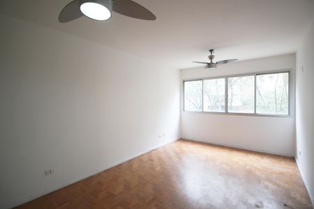Sala de apartamento para alugar com 3 quartos, 110m² em Indianópolis, São Paulo