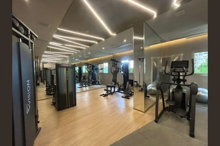 Área externa de kitnet/studio para alugar com 1 quarto, 24m² em Brooklin, São Paulo