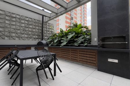 Apartamento à venda com 31m², 1 quarto e 1 vagaChurrasqueira