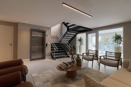 Apartamento à venda com 31m², 1 quarto e 1 vagaHall social