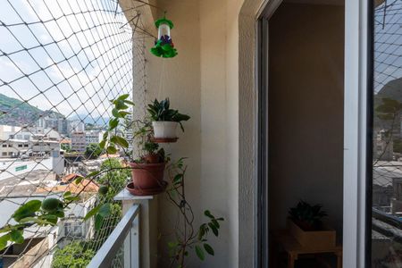 Varanda da Sala de apartamento para alugar com 2 quartos, 68m² em Rio Comprido, Rio de Janeiro