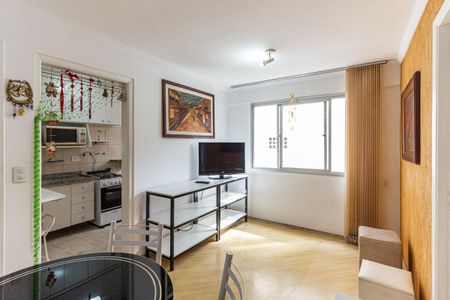 Sala de apartamento para alugar com 1 quarto, 36m² em Campos Elíseos, São Paulo