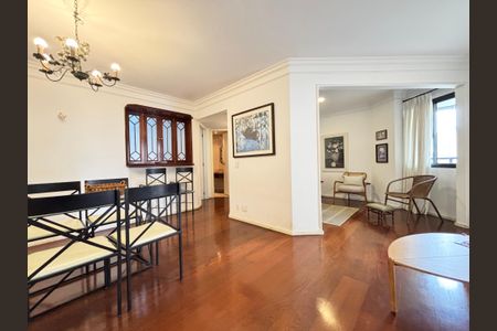 Sala de apartamento para alugar com 3 quartos, 126m² em Indianópolis, São Paulo