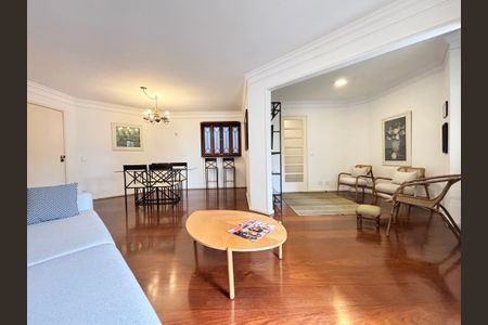 Sala de apartamento para alugar com 3 quartos, 126m² em Indianópolis, São Paulo