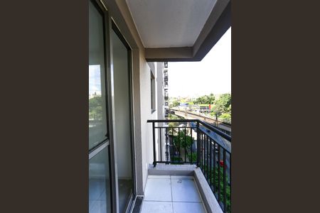Varanda da Sala de apartamento à venda com 2 quartos, 39m² em Vila Andrade, São Paulo