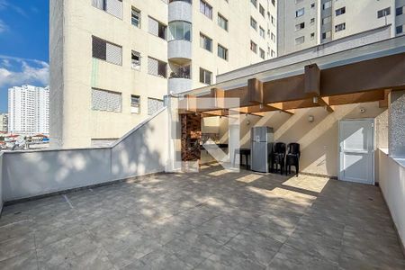 Área comum - Churrasqueira de kitnet/studio para alugar com 1 quarto, 25m² em Vila Monte Alegre, São Paulo