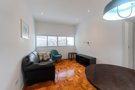 Sala de apartamento para alugar com 1 quarto, 45m² em Bela Vista, São Paulo