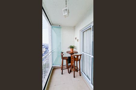 Varanda da Sala de apartamento à venda com 2 quartos, 57m² em Vila Sao Paulo, Guarulhos