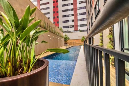 Studio para alugar com 25m², 1 quarto e sem vagaÁrea comum - Piscina