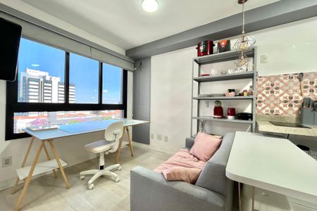 Studio para alugar com 25m², 1 quarto e sem vagaSala/Quarto