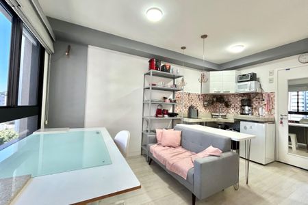 Studio para alugar com 25m², 1 quarto e sem vagaSala/Quarto