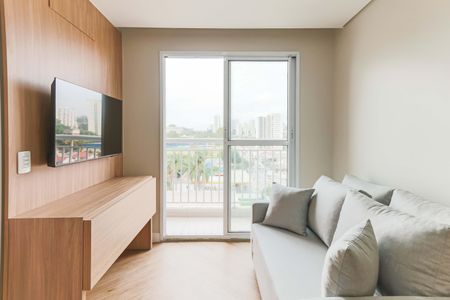 Sala / Cozinha de apartamento para alugar com 1 quarto, 24m² em Vila Butantã, São Paulo