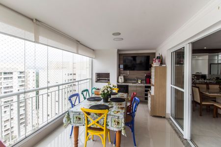 Varanda gourmet de apartamento à venda com 3 quartos, 158m² em Tamboré, Santana de Parnaíba
