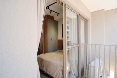 Studio para alugar com 27m², 1 quarto e sem vagaVaranda