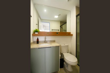 Apartamento para alugar com 25m², 1 quarto e sem vagaBanheiro da Suíte