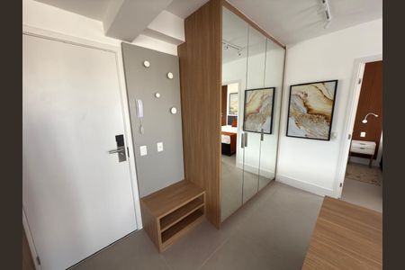 Sala de apartamento para alugar com 1 quarto, 35m² em Indianópolis, São Paulo