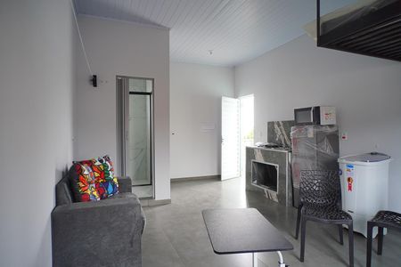 Studio para alugar com 35m², 1 quarto e sem vaga Studio para alugar com 35m², 1 quarto e sem vagaSala_Quarto