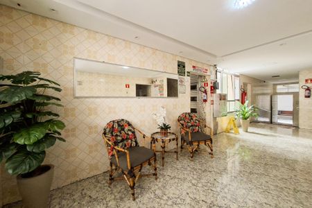 Studio para alugar com 27m², 1 quarto e sem vaga Studio para alugar com 27m², 1 quarto e sem vagaHall de entrada