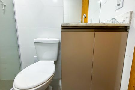 Apartamento para alugar com 32m², 1 quarto e sem vaga Apartamento para alugar com 32m², 1 quarto e sem vagaBanheiro da Suíte