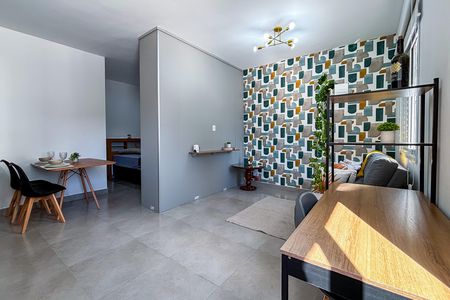 Sala de apartamento para alugar com 1 quarto, 32m² em Vila Monte Alegre, São Paulo