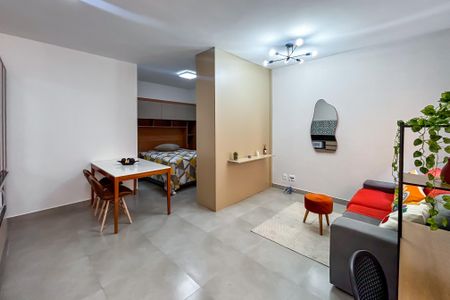 Sala de apartamento para alugar com 1 quarto, 32m² em Vila Monte Alegre, São Paulo