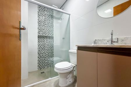 Apartamento para alugar com 32m², 1 quarto e sem vagaBanheiro da Suíte