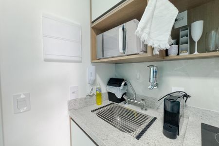 Studio para alugar com 25m², 1 quarto e sem vagaCozinha