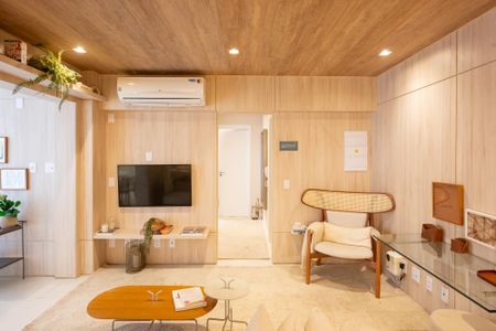 Sala de apartamento à venda com 2 quartos, 74m² em Parque Imperial, São Paulo