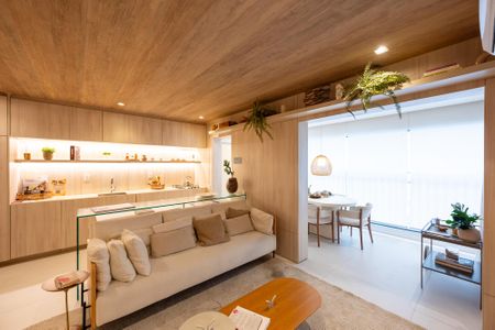 Sala de apartamento à venda com 2 quartos, 74m² em Parque Imperial, São Paulo