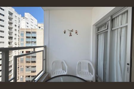 Varanda de apartamento para alugar com 3 quartos, 83m² em Centro, Guarujá