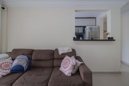 Sala/Sala de jantar de apartamento para alugar com 3 quartos, 64m² em Parque Sao Vicente, Mauá