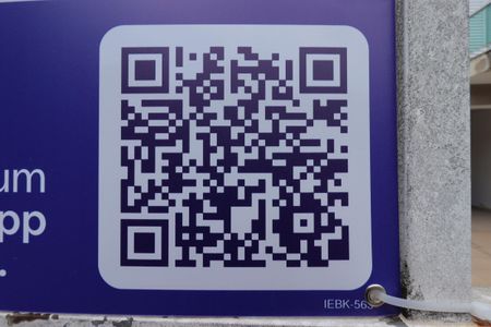 Apartamento para alugar com 80m², 2 quartos e 1 vagaPlaquinha IEBK-563 - QR Code