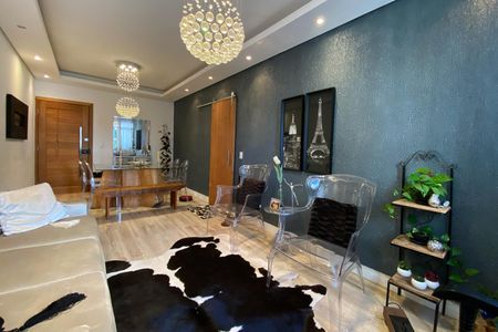 Sala de apartamento à venda com 3 quartos, 85m² em Nova Suíça, Belo Horizonte