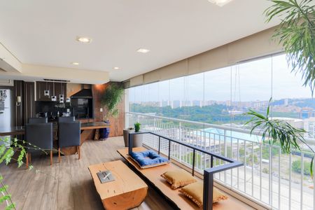 Varanda Gourmet de apartamento à venda com 3 quartos, 130m² em Jardim Dom Bosco, São Paulo