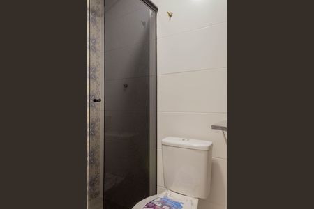 Banheiro de kitnet/studio para alugar com 1 quarto, 22m² em Baeta Neves, São Bernardo do Campo