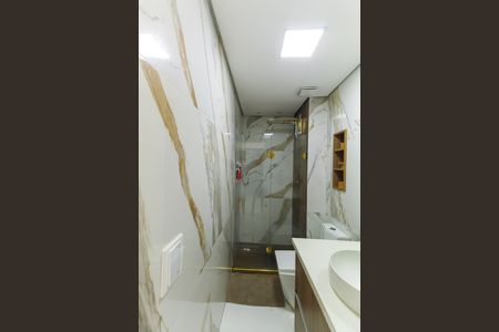 Banheiro de apartamento à venda com 1 quarto, 36m² em Vila Regente Feijó, São Paulo