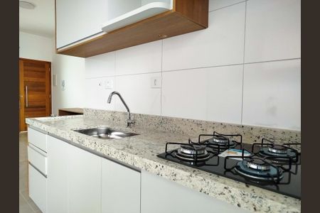 Cozinha  - cooktop de kitnet/studio para alugar com 1 quarto, 30m² em Vila Alpina, São Paulo