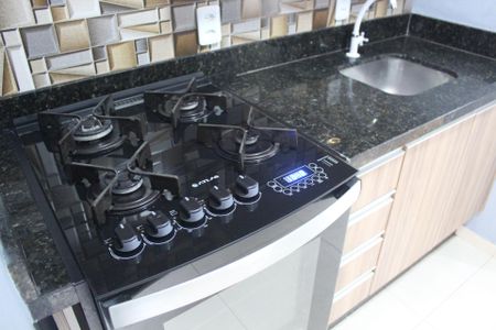 Casa de condomínio para alugar com 52m², 2 quartos e 1 vagaCozinha