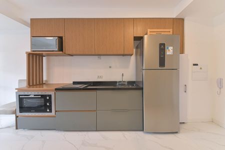 Studio para alugar com 32m², 1 quarto e sem vagaCozinha