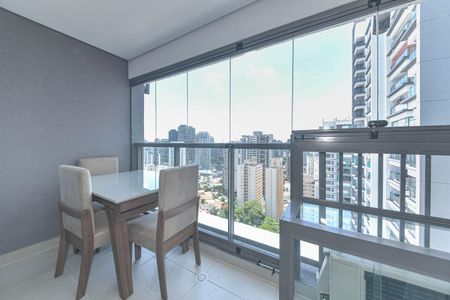 Studio para alugar com 28m², 1 quarto e sem vagaVaranda