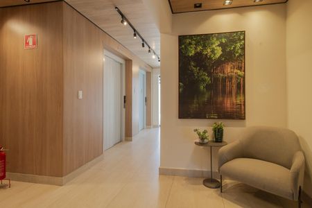 Apartamento para alugar com 75m², 3 quartos e 2 vagasHall social