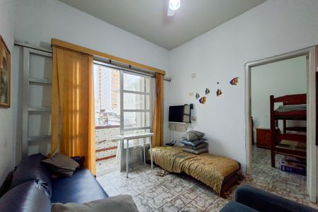 Sala de apartamento para alugar com 1 quarto, 35m² em Cidade Ocian, Praia Grande