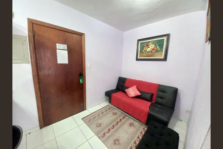 Sala de apartamento para alugar com 1 quarto, 36m² em Centro, São Vicente