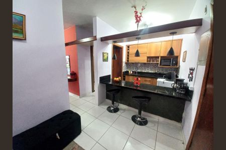 Sala de apartamento para alugar com 1 quarto, 36m² em Centro, São Vicente