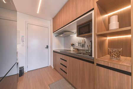 Studio à venda com 29m², 1 quarto e sem vagaCozinha