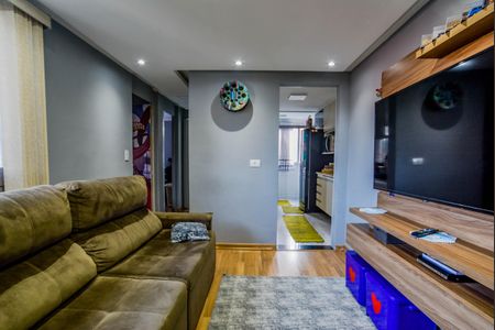 Sala de apartamento à venda com 2 quartos, 55m² em Jardim Alvorada, Santo André