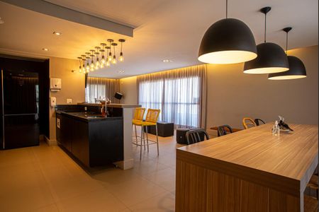 Studio para alugar com 24m², 1 quarto e sem vaga Studio para alugar com 24m², 1 quarto e sem vagaÁrea comum - Salão Gourmet