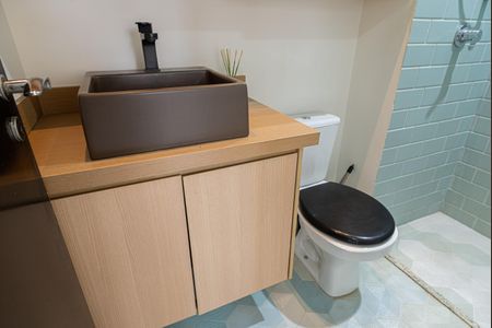 Studio para alugar com 24m², 1 quarto e sem vaga Studio para alugar com 24m², 1 quarto e sem vagaBanheiro